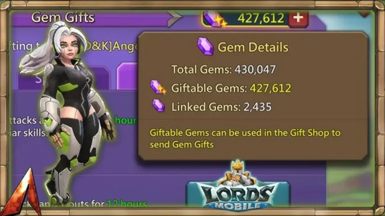 Lords Mobile Gem Calculator