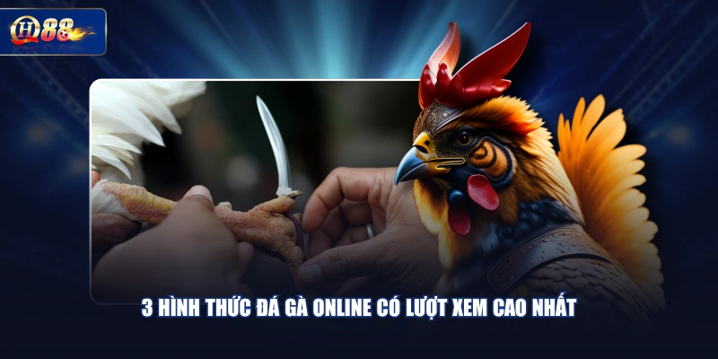 3 hình thức đá gà online có lượt xem cao nhất