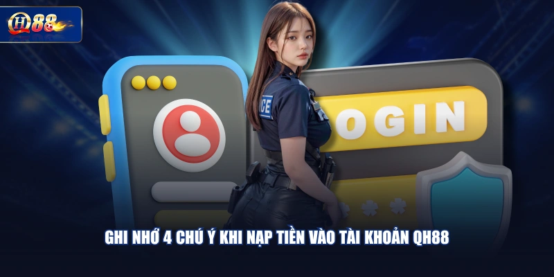 Ghi nhớ 4 chú ý khi nạp tiền vào tài khoản QH88